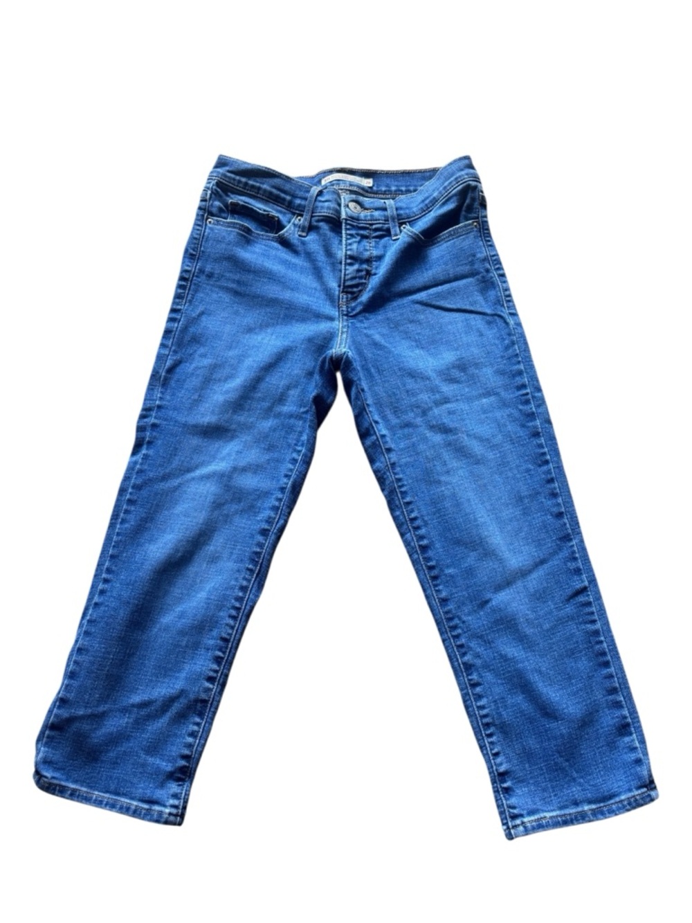 Levi’s 311 Shaping Skinny Capri Jeans Womens Size 26 Medium Wash Stretch Denim